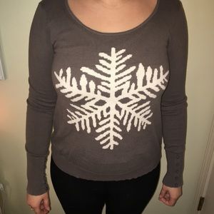 Loft sweater with snowflake.